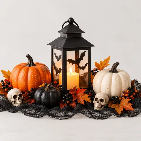 Halloween table decor